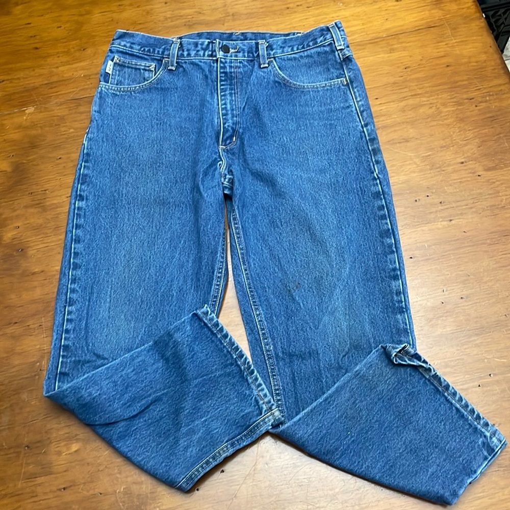 Mens Carhartt Fire Resistant Jeans 36x30